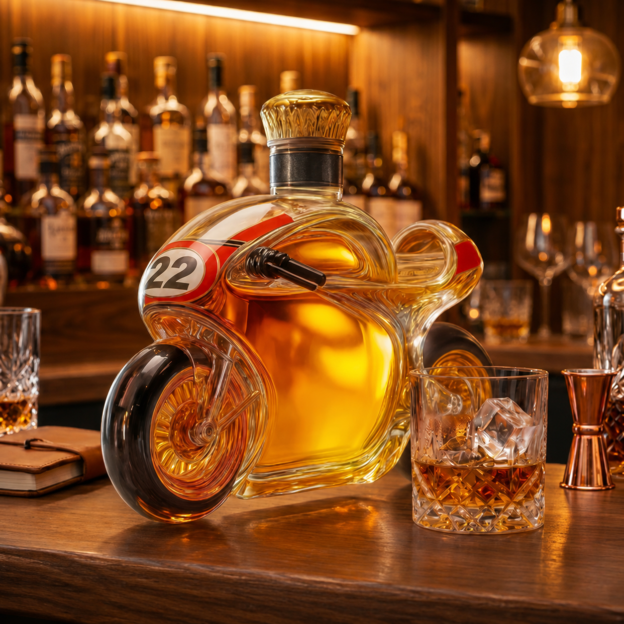 Whiskey Bottle - Moto Grand Prix Edition