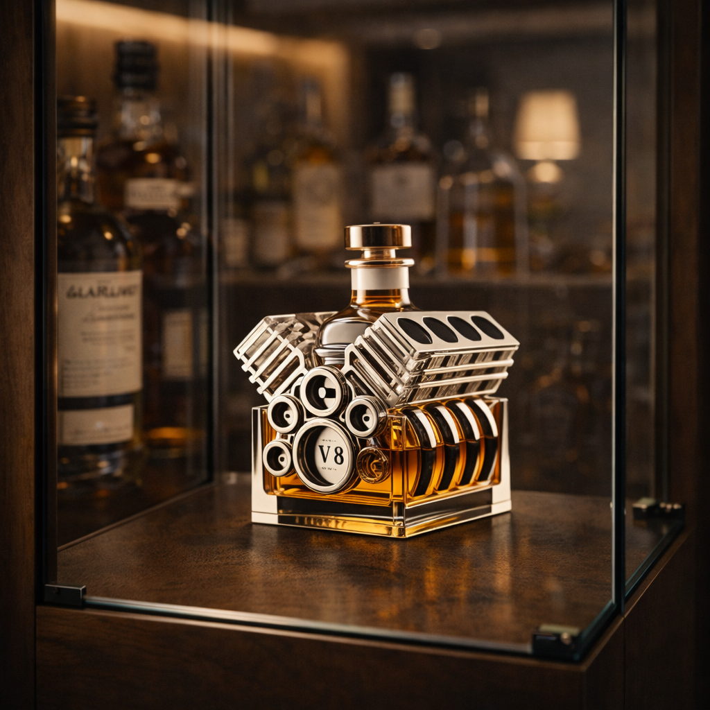 Whiskey Bottle - Motorcycle Edition