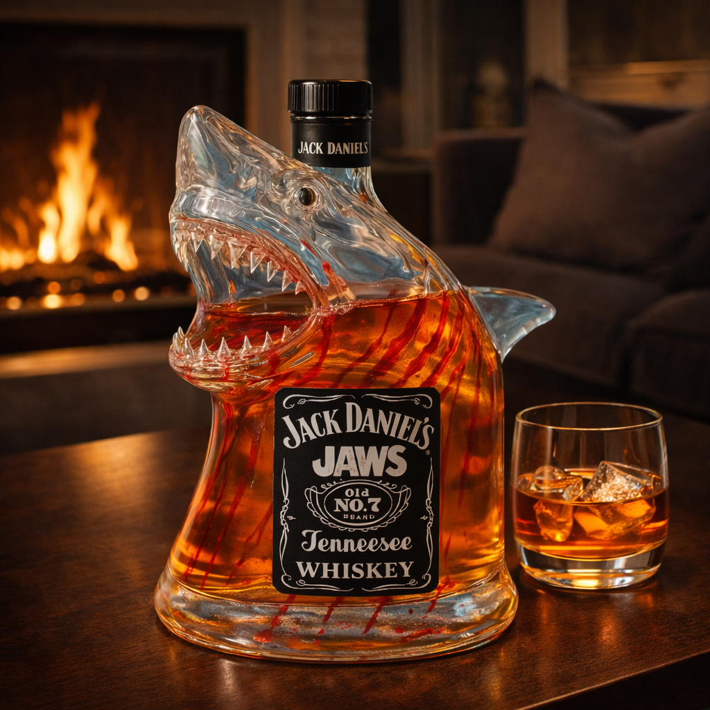Whiskey Bottle - Shark Edition