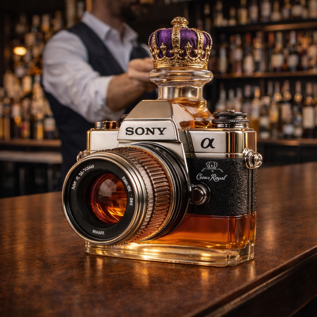 Whiskey Bottle - Camera Edition
