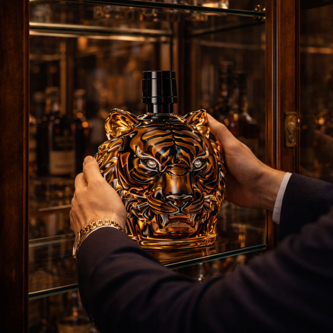 Whiskey Bottle - Tiger Edition