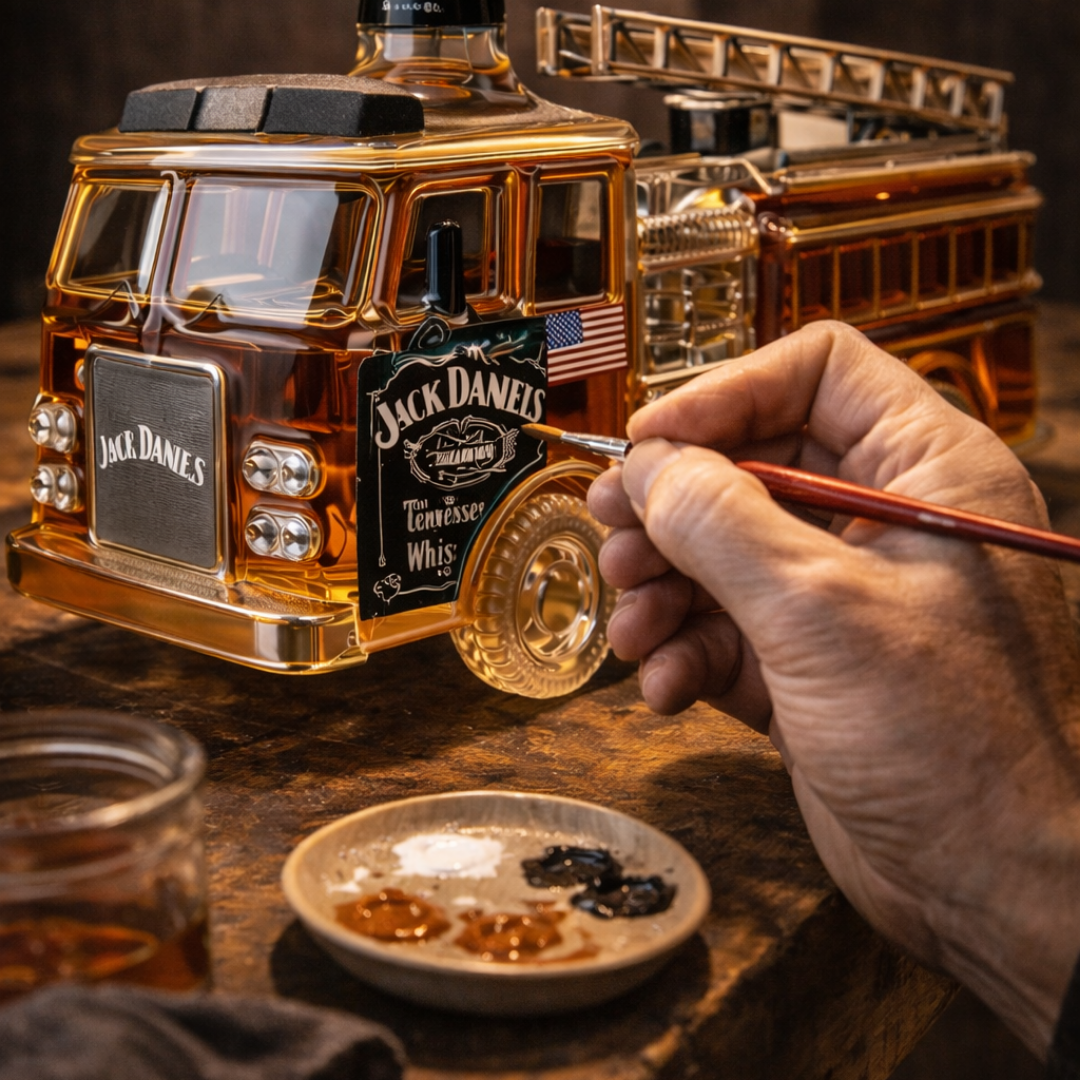 Jack Daniel's Whiskey Bottle  - Firefighters Edition