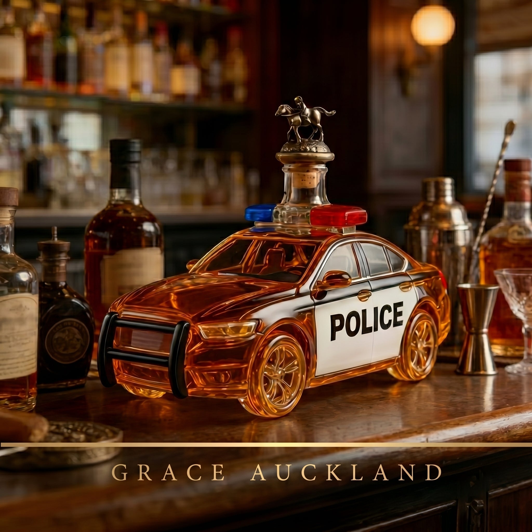 Whiskey Bottle - Police Edition